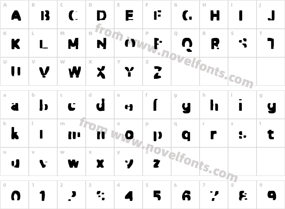 Dirty-FourCharacter Map