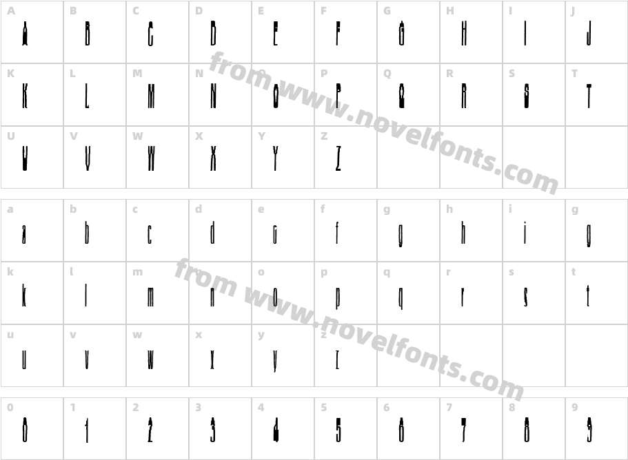 Dirtyfax-NormalCharacter Map