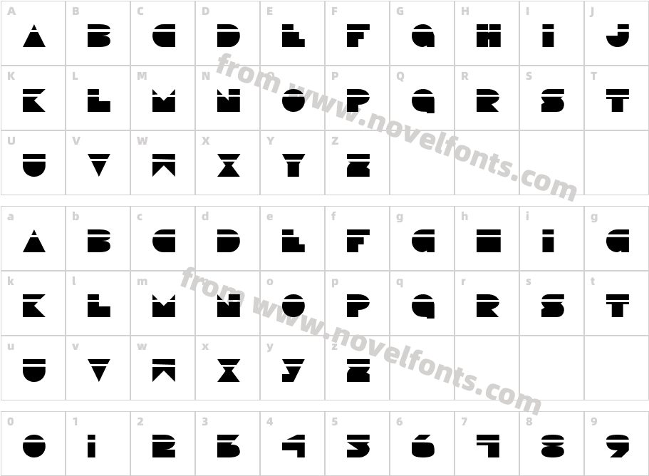 Disco Deck LaserCharacter Map