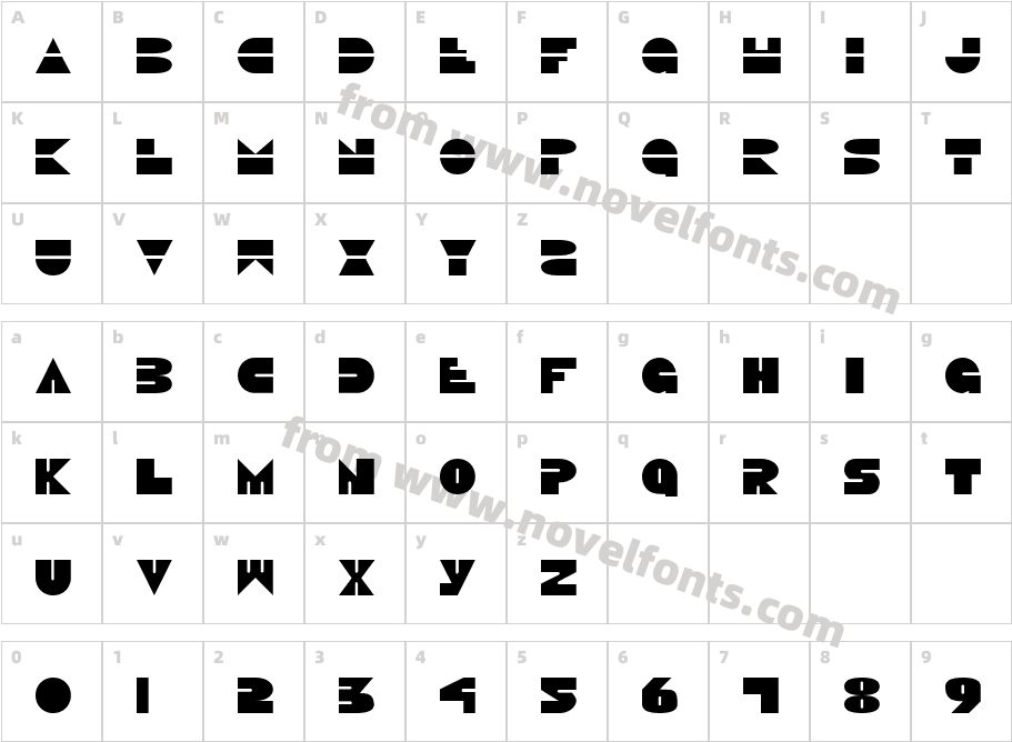 Disco DuckCharacter Map