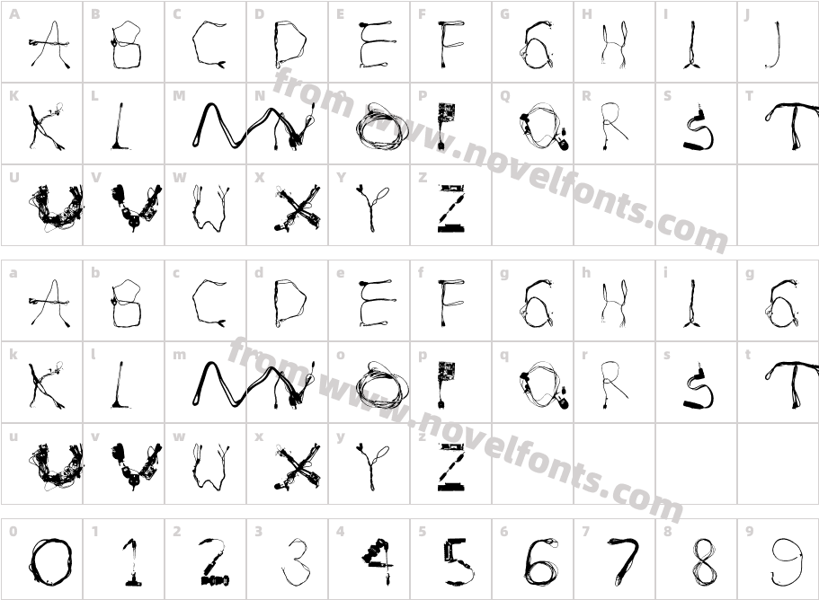 Disconnected RegularCharacter Map