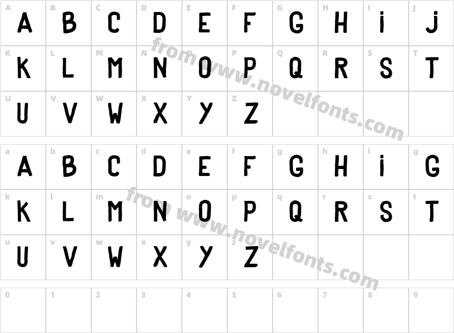 Dker PosterCharacter Map