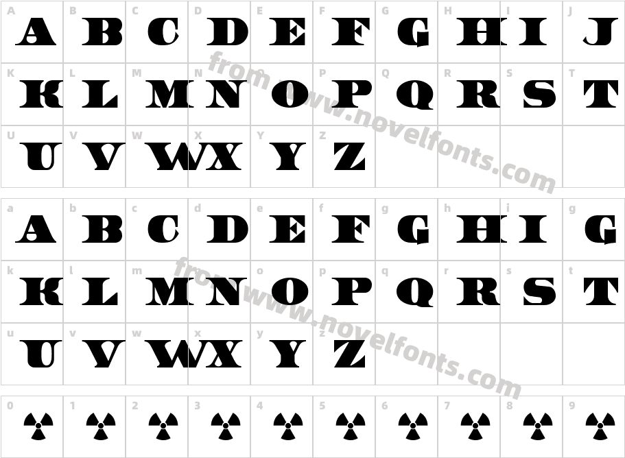 DollarCharacter Map