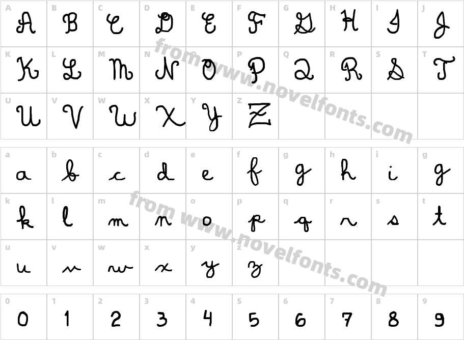 DominiqueCharacter Map