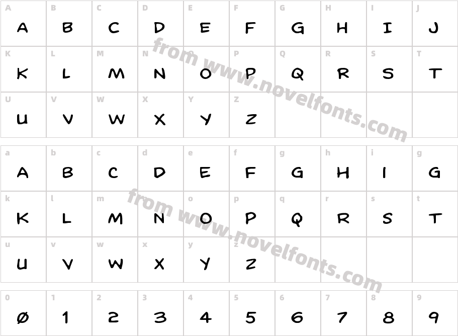 Domino Mask ExpandedCharacter Map