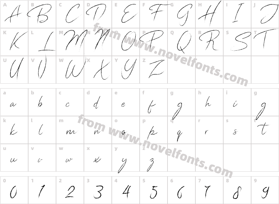 DonatellaCharacter Map