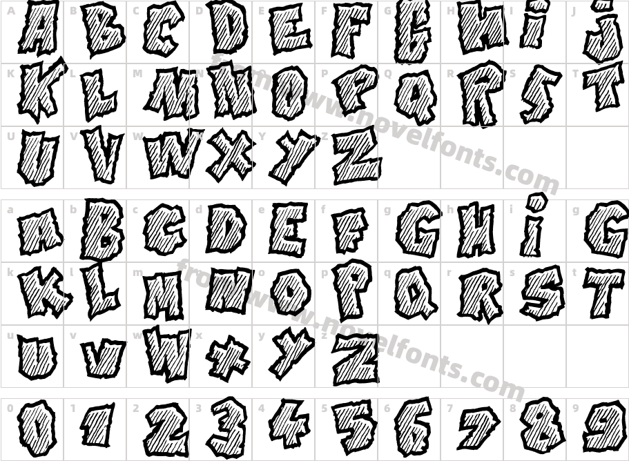 Doonga SlashCharacter Map