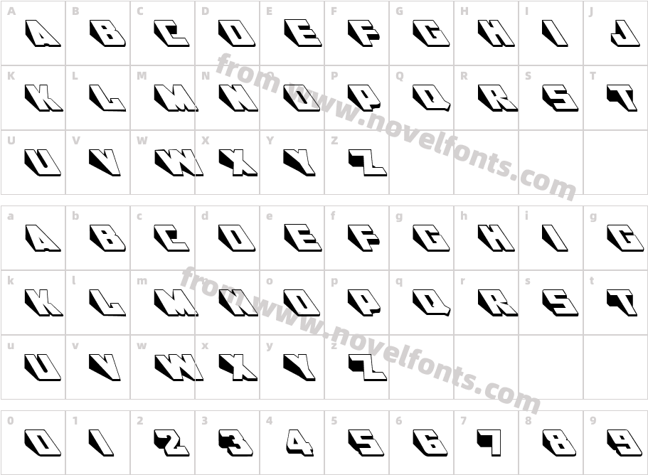 DoorJambCharacter Map