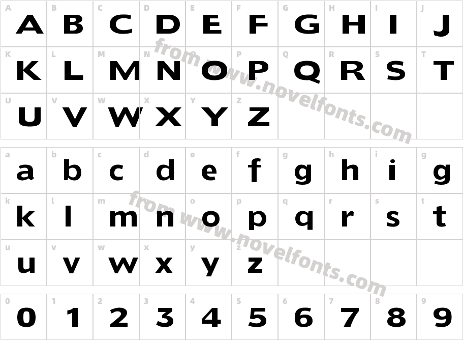 DoradoHeadlineCharacter Map