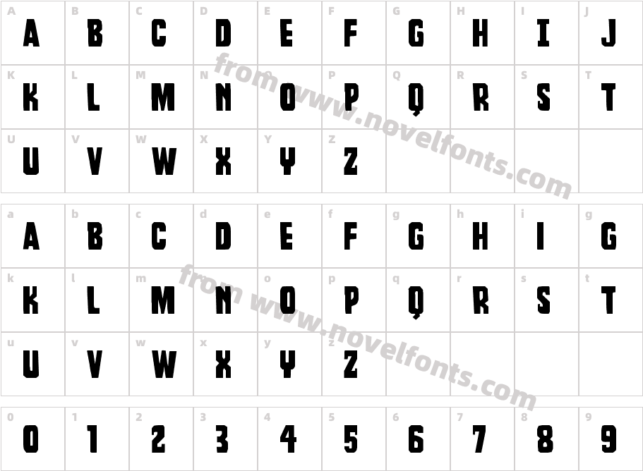 Dorian Gore ExpandedCharacter Map