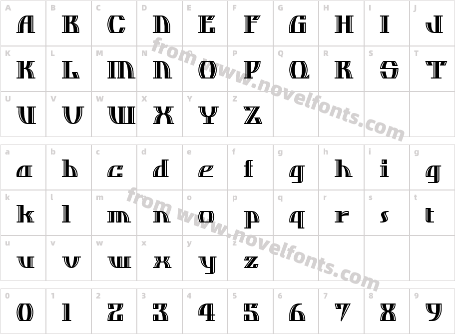 Dos Equis NFCharacter Map