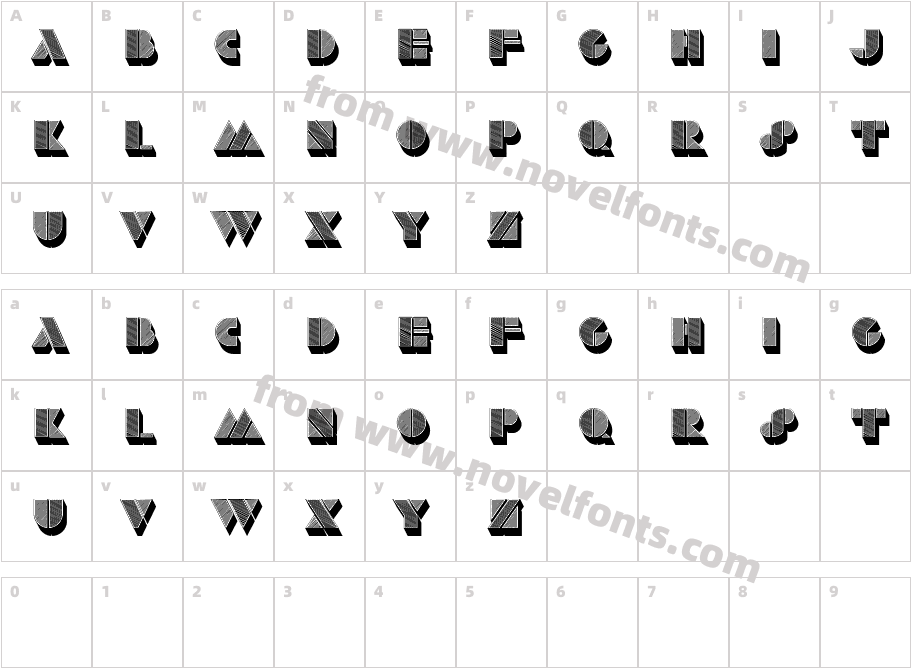 Chinese Market RegularCharacter Map