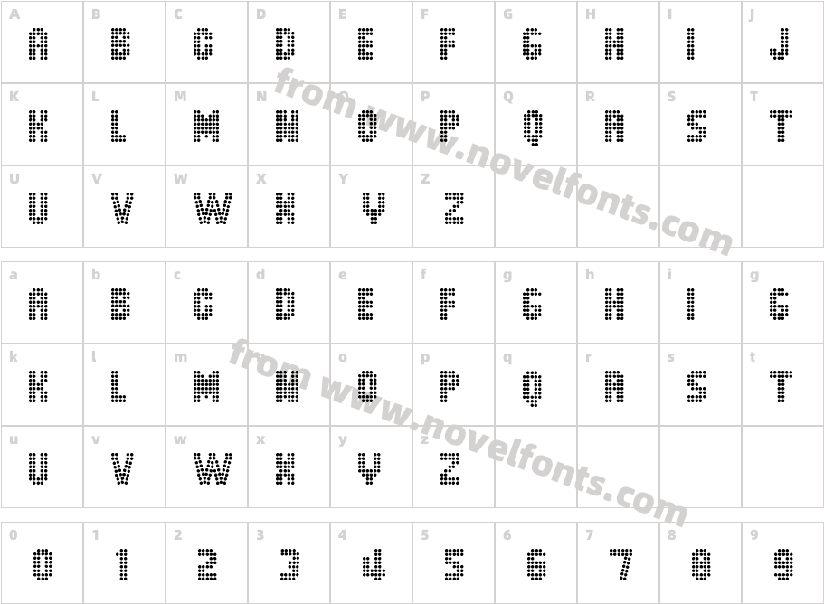 Dot SpotCharacter Map