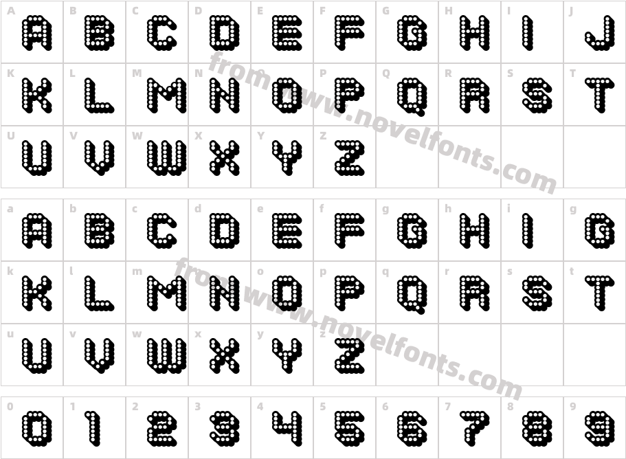 Dots All For Now 3D JLCharacter Map