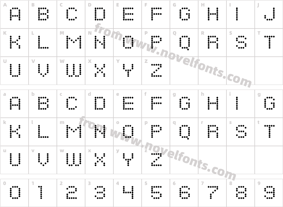 Dots All For Now JLCharacter Map