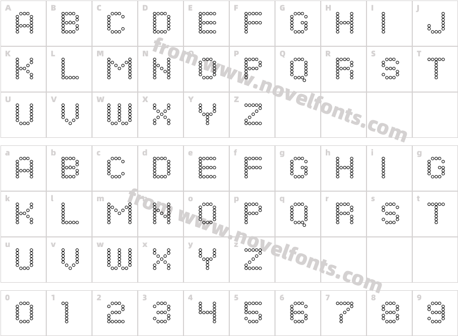 Dots All For Now Open JLCharacter Map