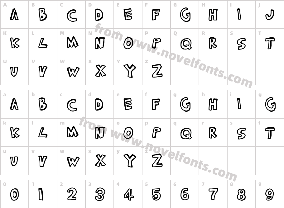 (FREEWIND)Character Map