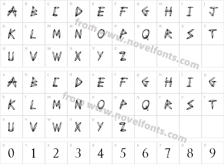 Draw FreehandCharacter Map