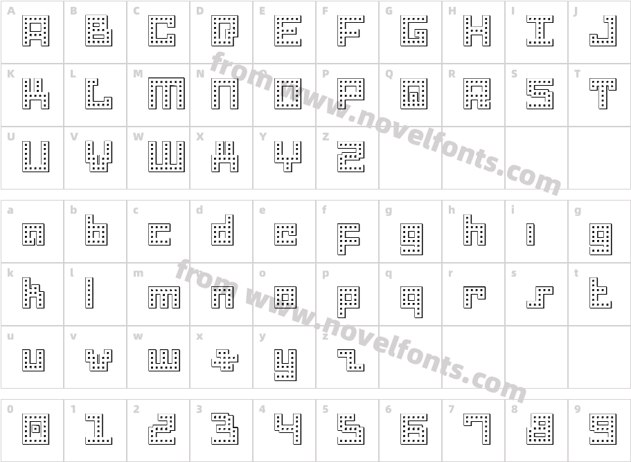 Drid Herder OutlineCharacter Map