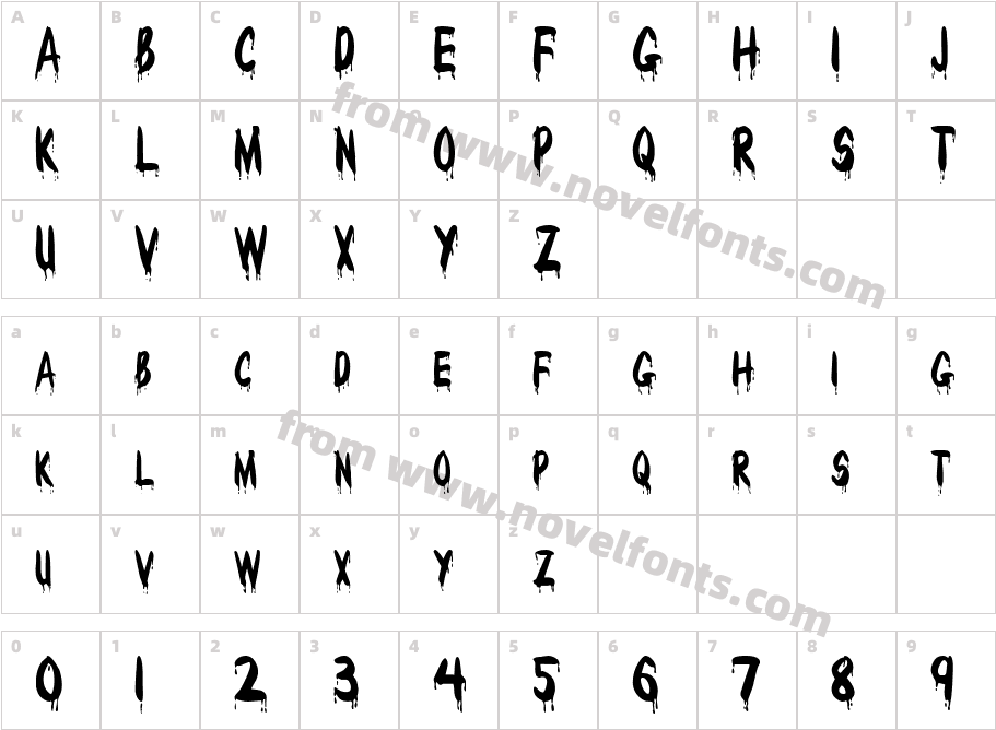 Drips-Condensed  NormalCharacter Map