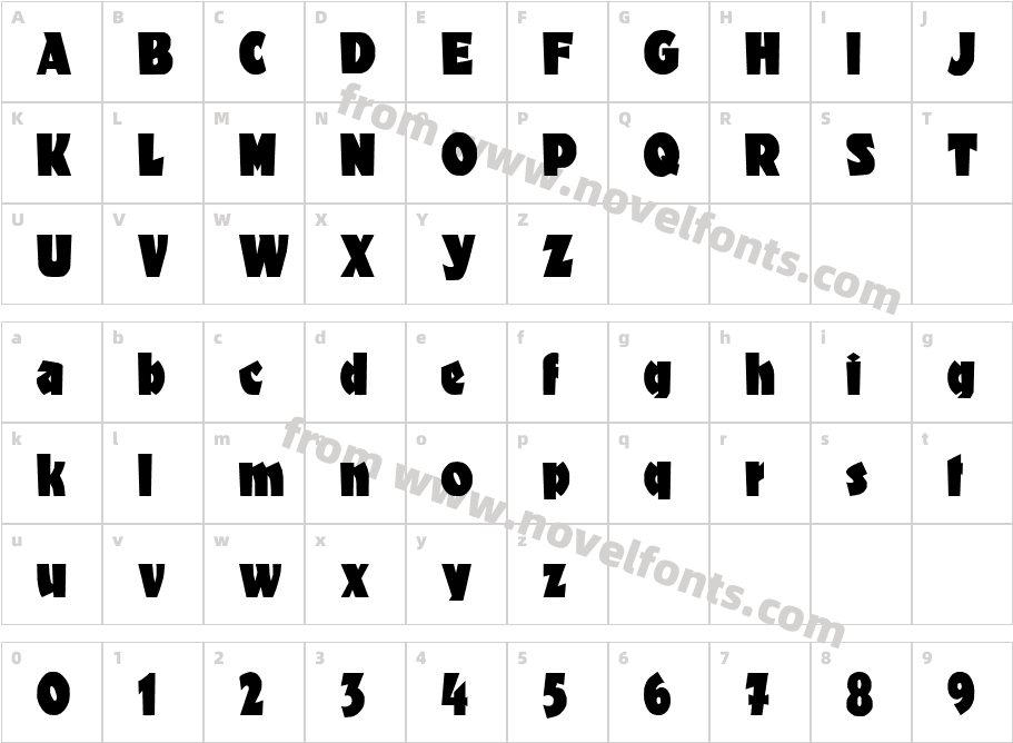 DromonCharacter Map