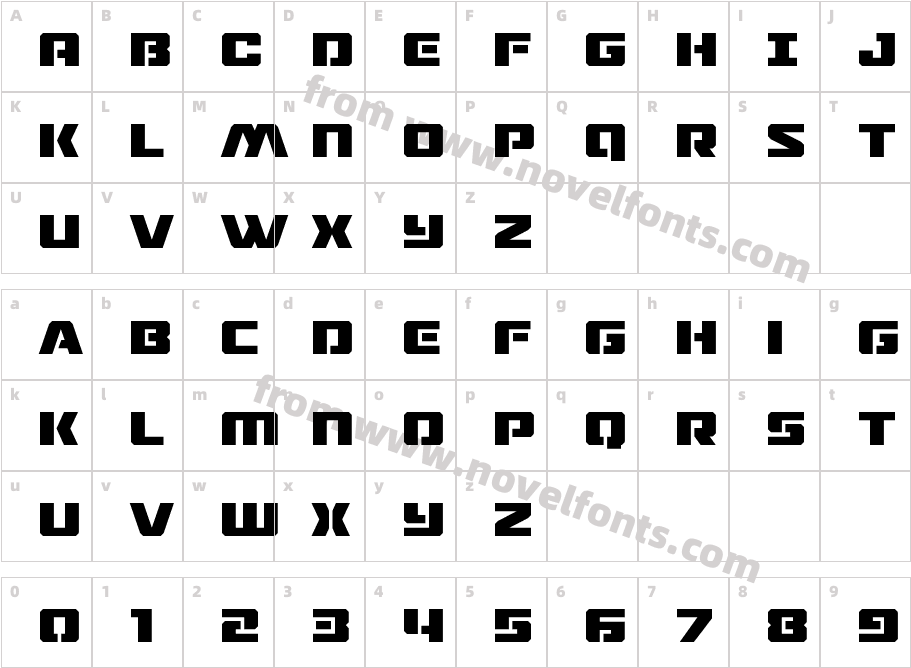 Drone Tracker TitleCharacter Map