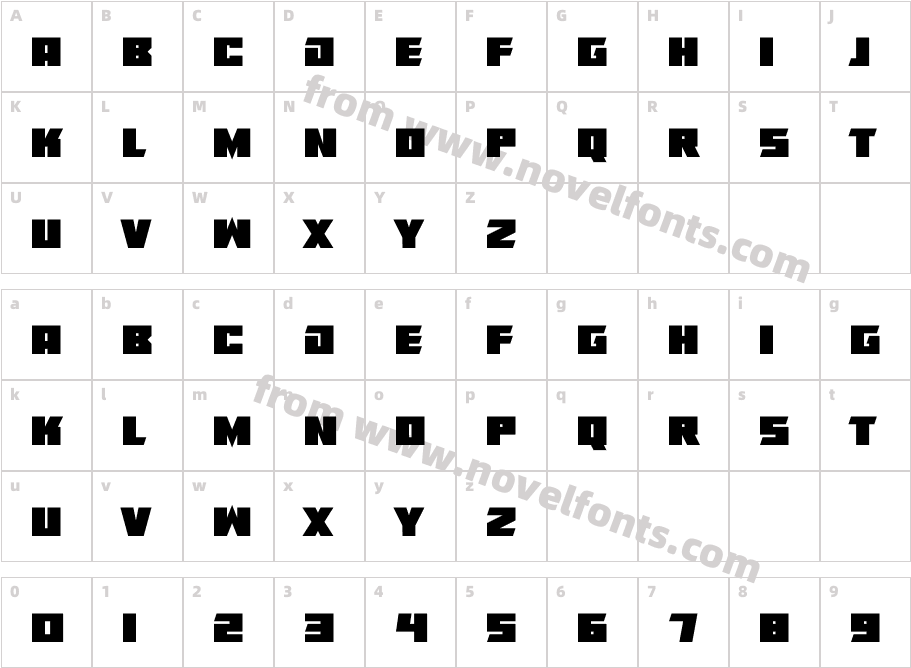 Drum N Bass 22Character Map