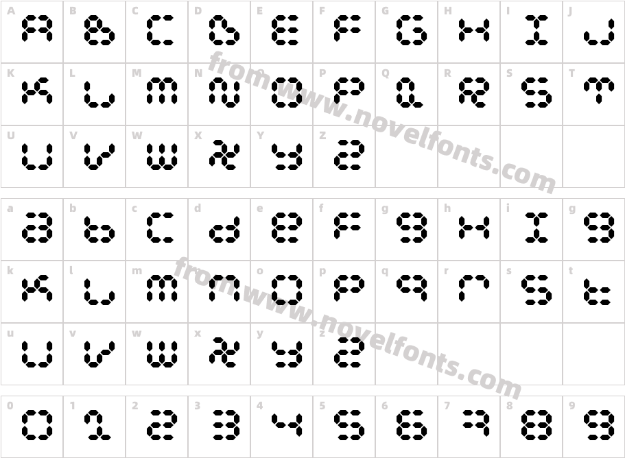 DsplCharacter Map