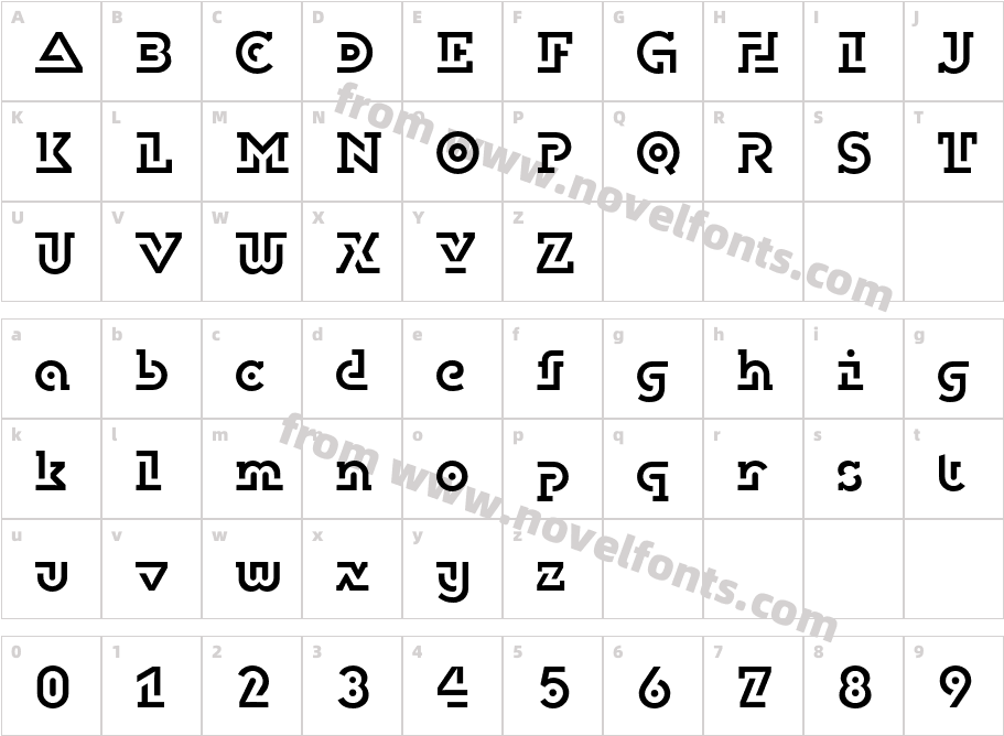 DublonBrusCCharacter Map