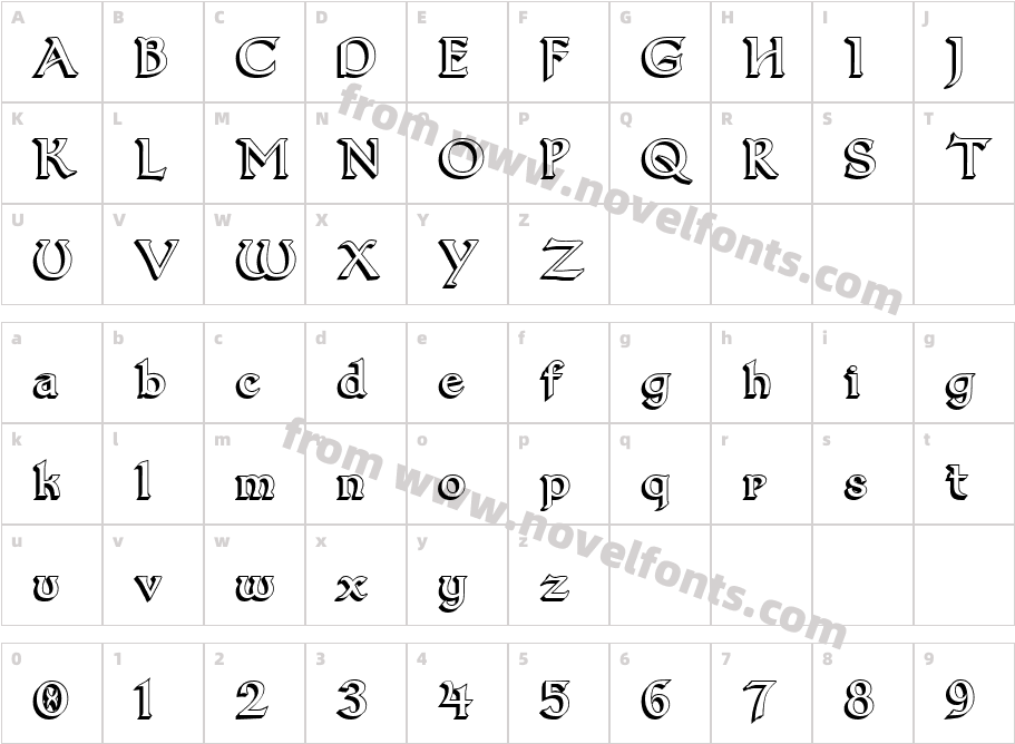 Dumbledor 1 3DCharacter Map