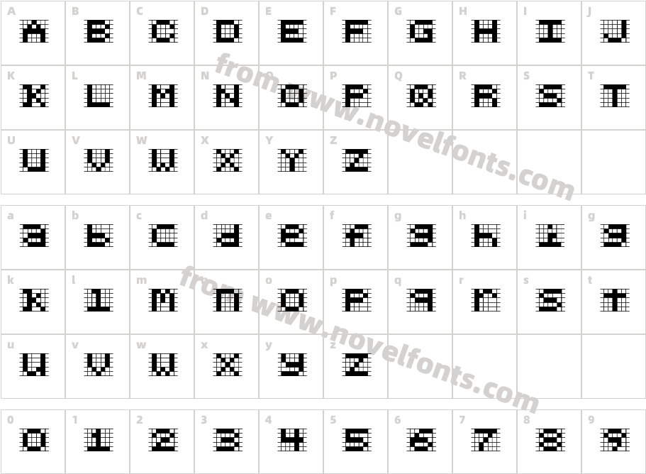 ChlorenufCharacter Map