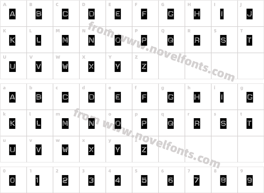 DymoCharacter Map