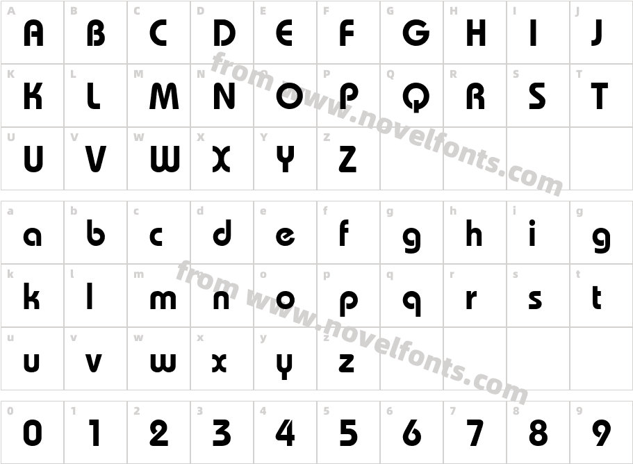 Dyname SSi SemiboldCharacter Map