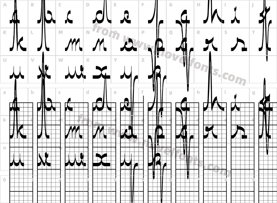 ECG sajiCharacter Map