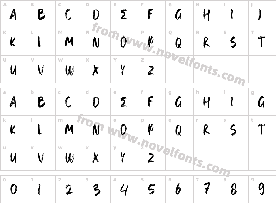 ELEMENTCharacter Map