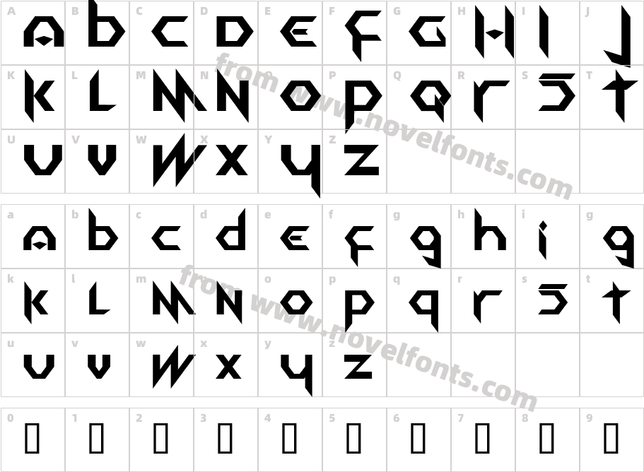 EQUINOXCharacter Map