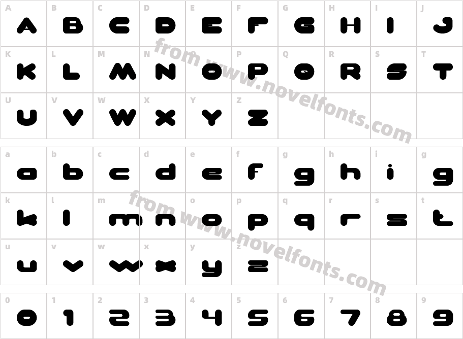 EVERGREENCharacter Map