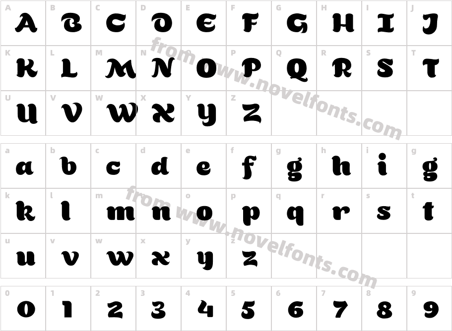 ChocoteaRegularCharacter Map