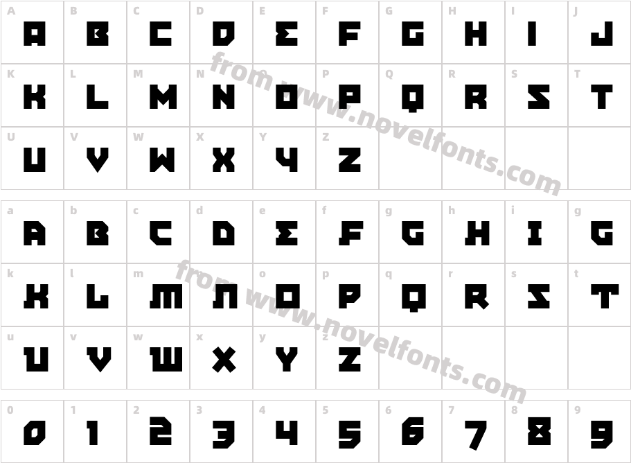 EastBlocICG-ClosedCharacter Map