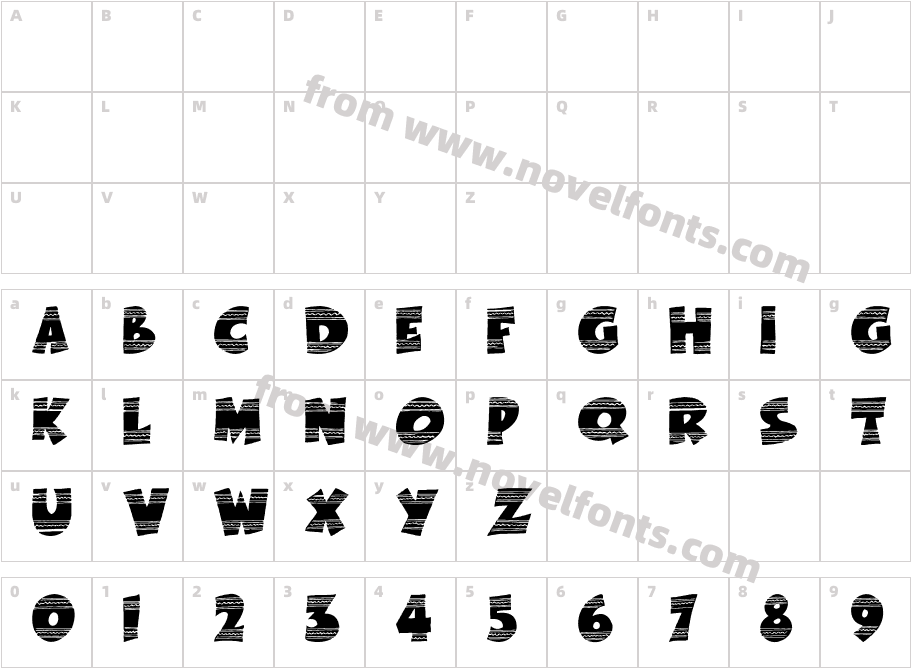 EasterFunbyTomCharacter Map