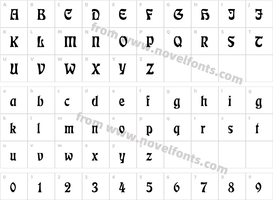 EckmannCCharacter Map