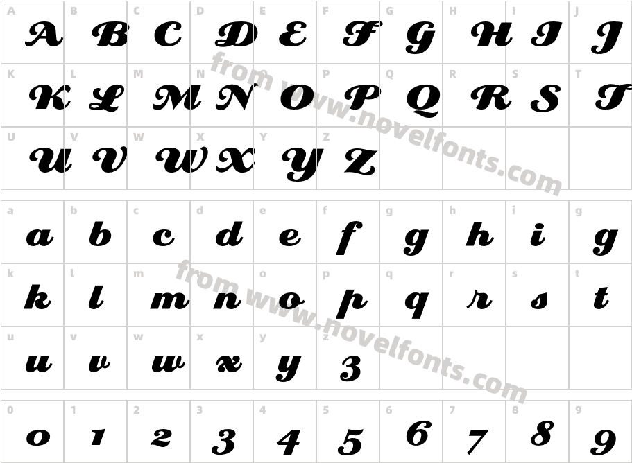 EclatICGCharacter Map