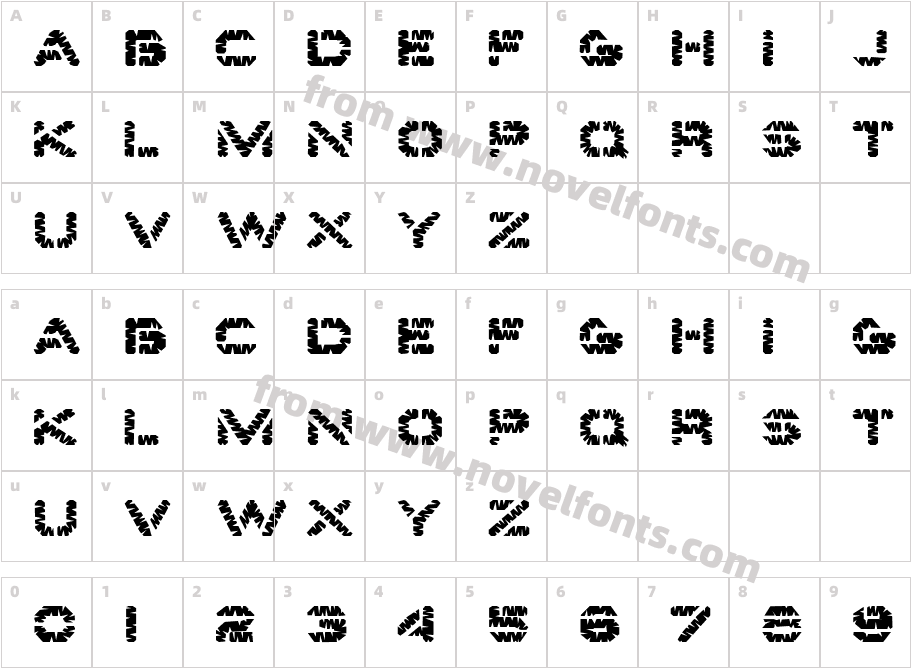 EdgewaterCharacter Map