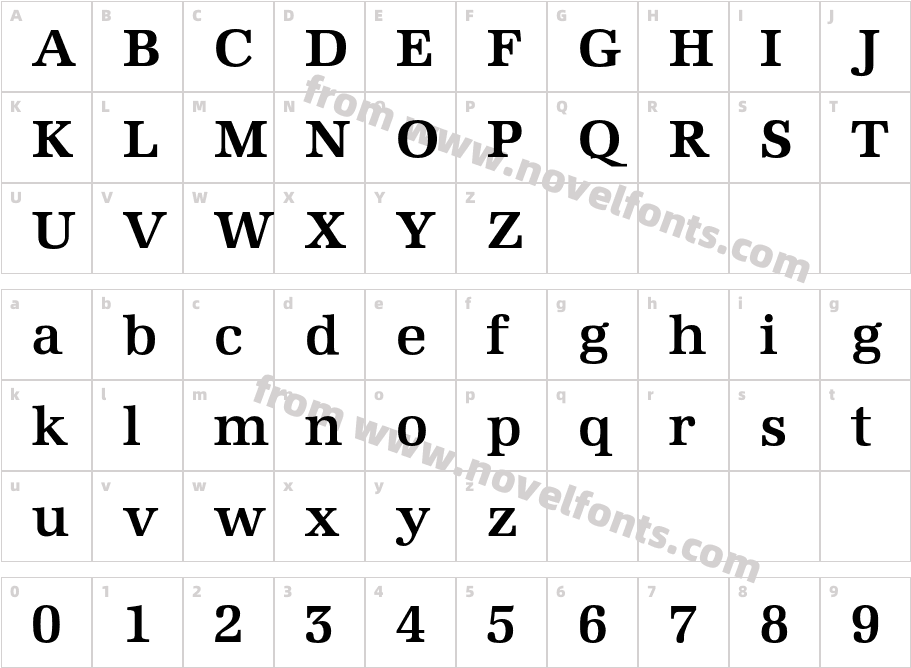 EdisonEF-SemiBoldCharacter Map