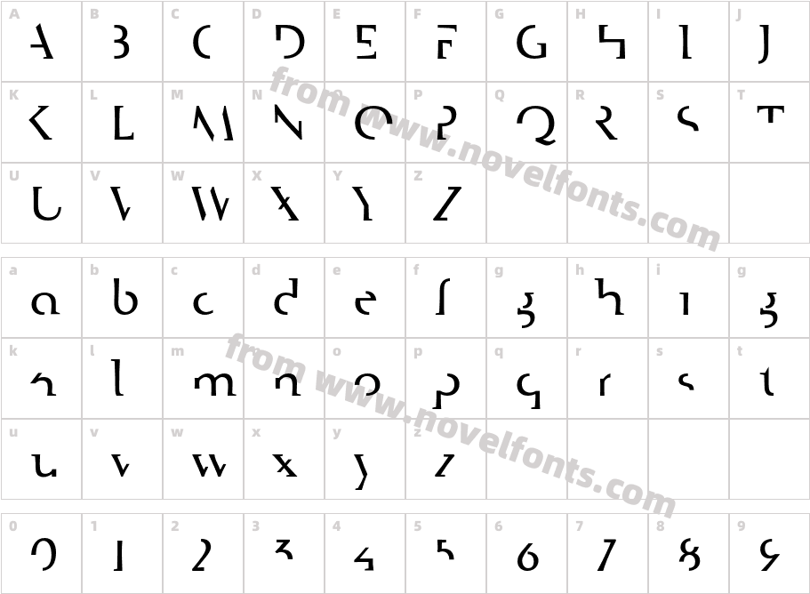 Edit-BoldCharacter Map