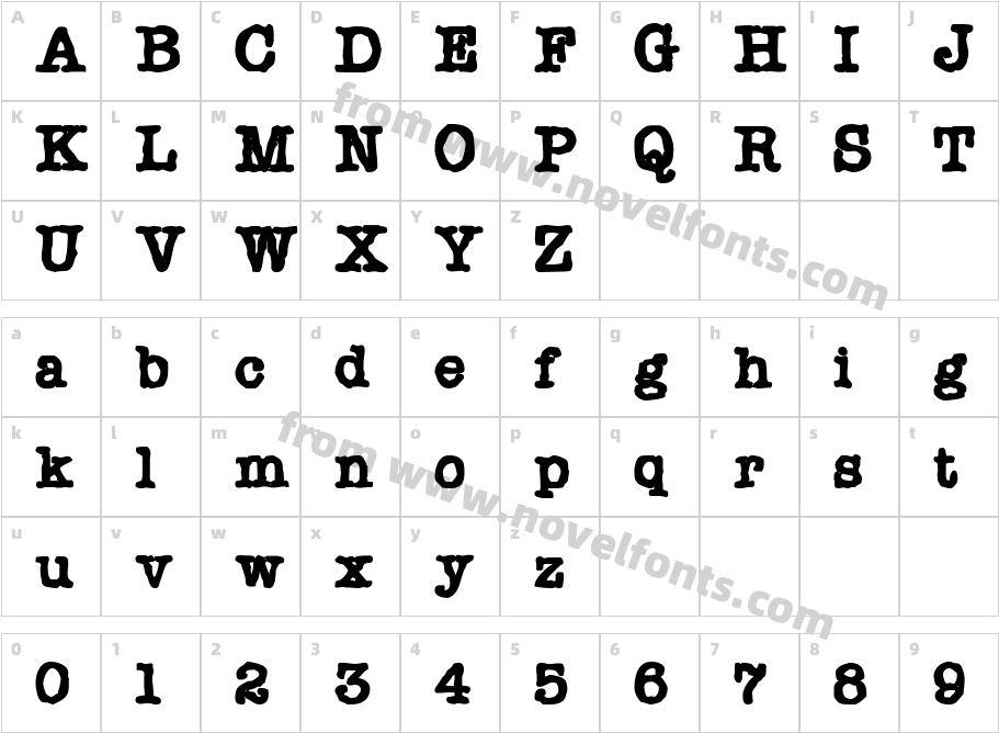 ChonkerCharacter Map