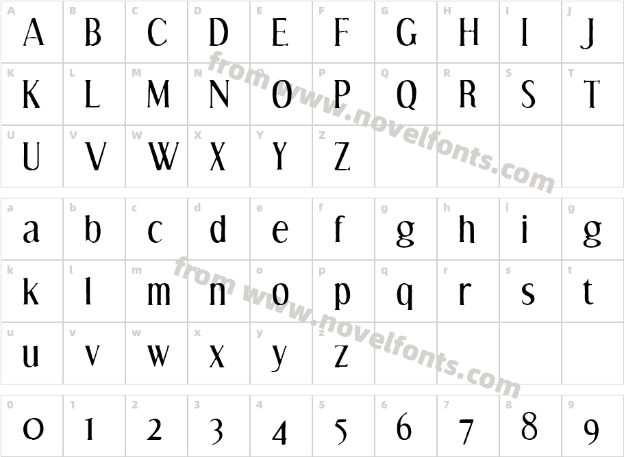 Effloresce AntiqueCharacter Map