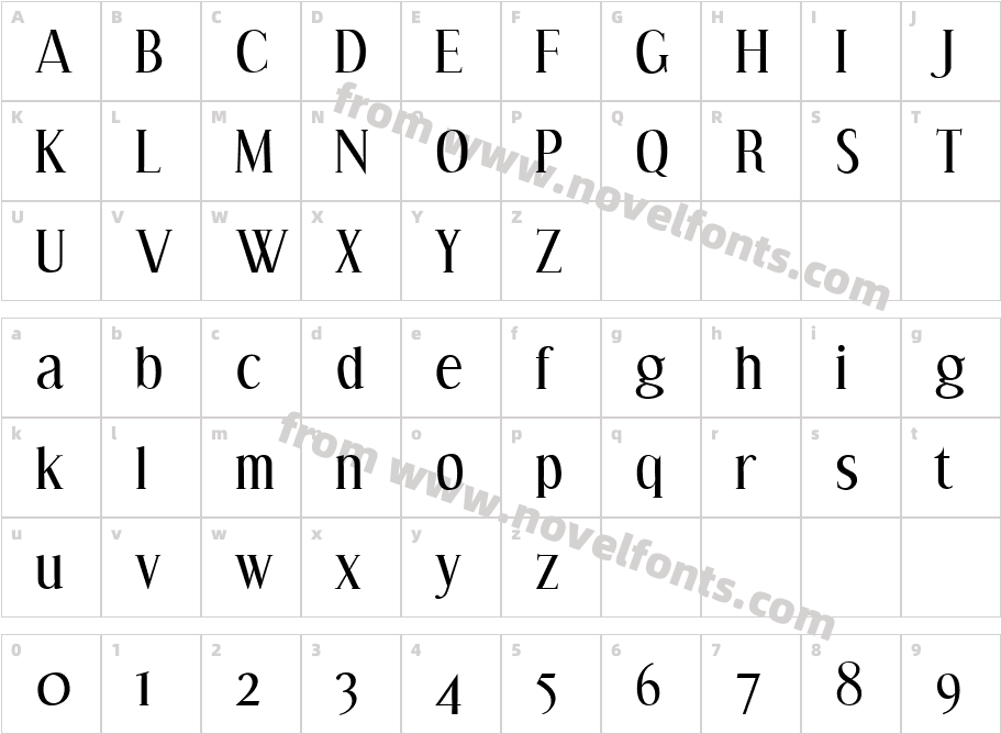 EffloresceCharacter Map