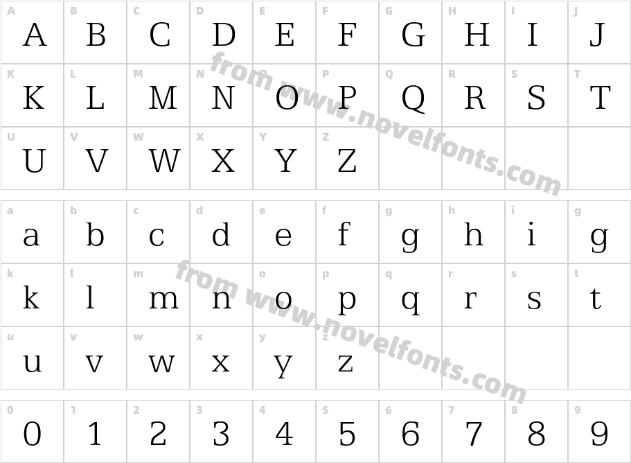 Egyptian505BT-LightCharacter Map