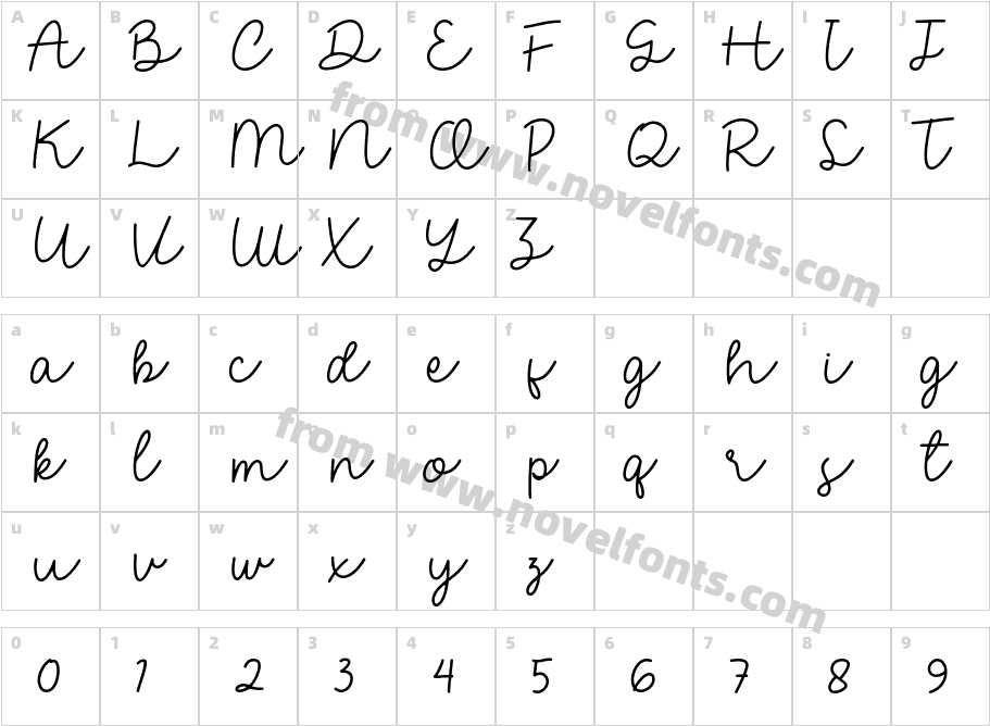 Eigha DemoCharacter Map